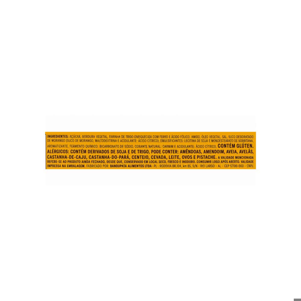 Sorbetos rellenos con crema sabor a fresa Bauducco (70 g / 2.46 oz) - Miniatura 3
