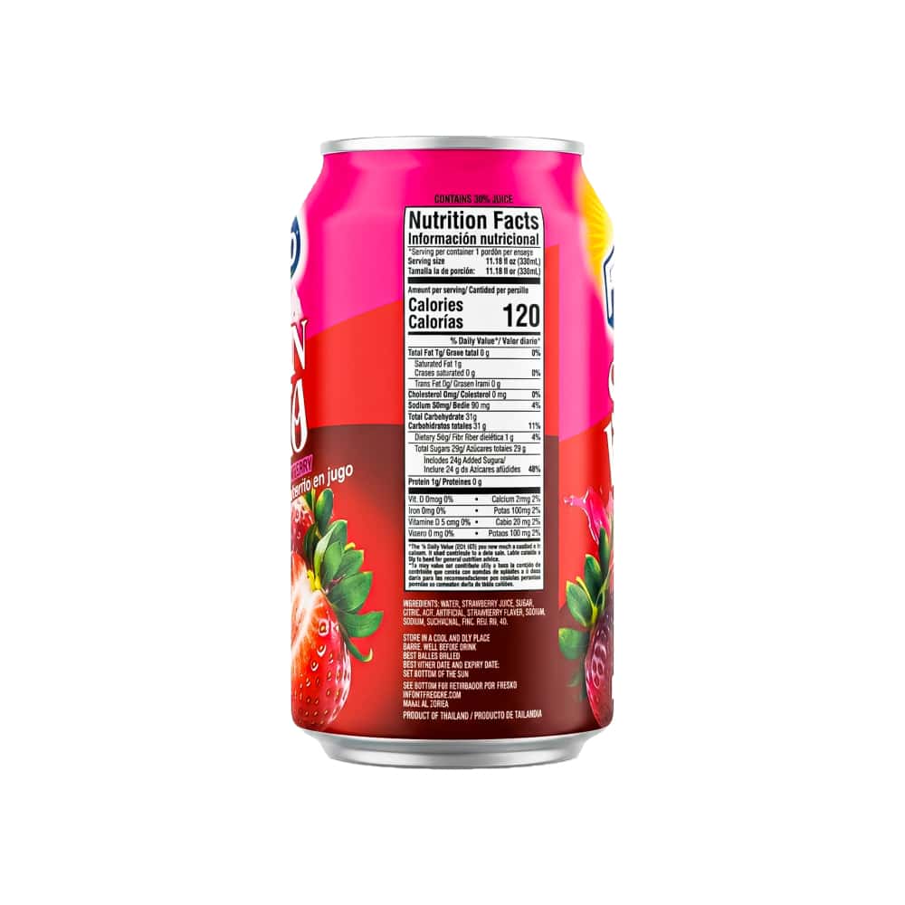 Jugo de fresa Fresko (6 x 330 ml / 11.16 oz) - Miniatura 2