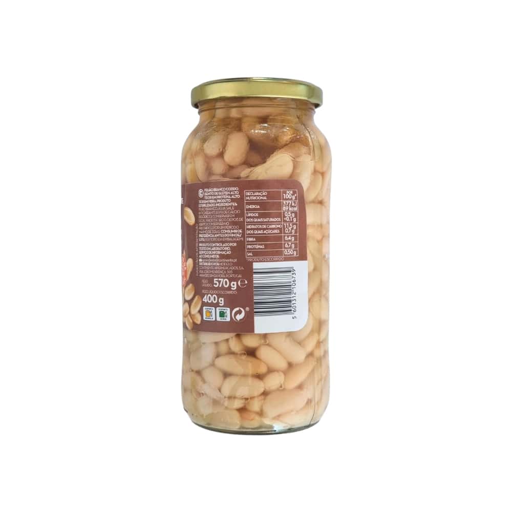 Alubias blancas Continente (570 g / 20.11 oz) - Miniatura 2
