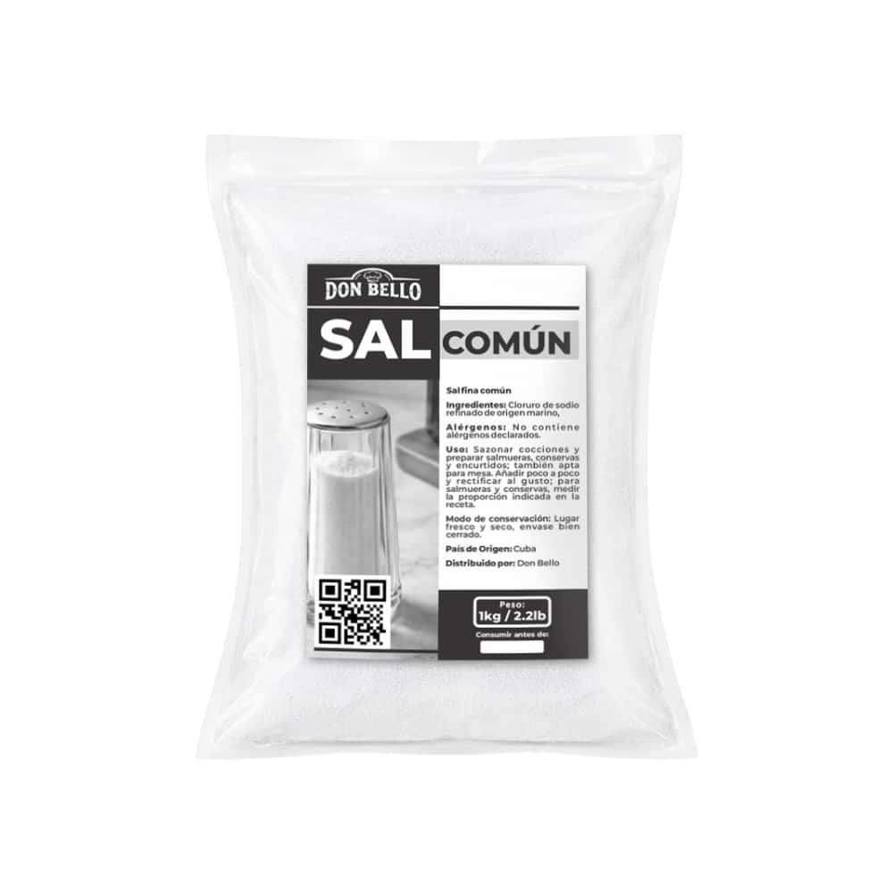 Sal común Don Bello (1 kg / 2.2 lb) - Miniatura 1