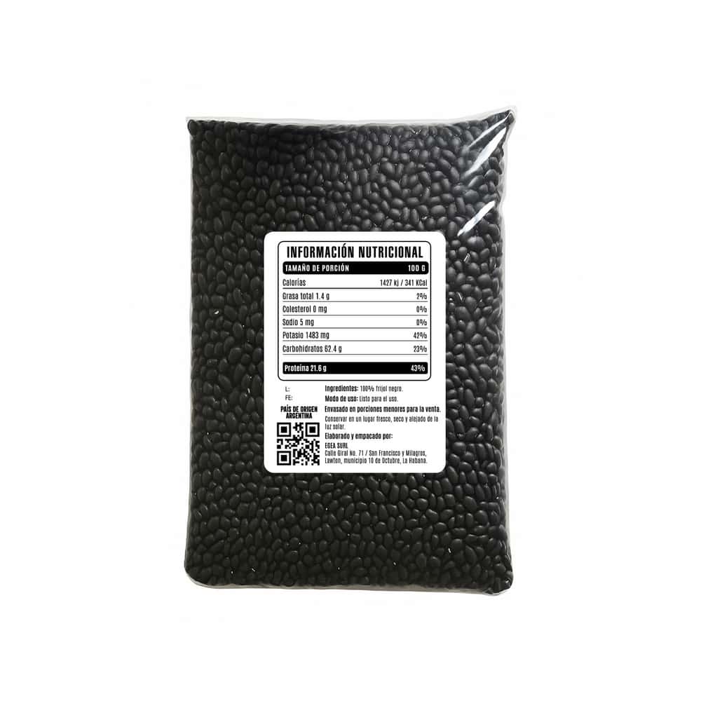 Frijoles negros Cosecha Real (4 x 454 g / 1 lb) - Miniatura 3