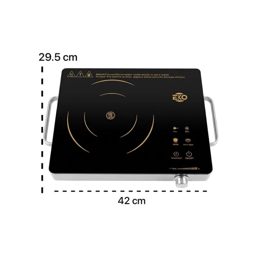 Cocina infrarroja compatible con todo tipo de utensilios 1500 W EKO EK02202 - Miniatura 2