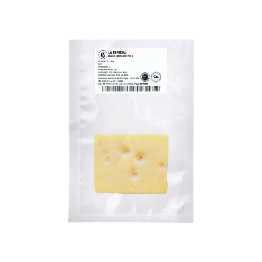 Queso Emmental Porcionado La Especial (200 g / 7.0 oz) - Miniatura 1