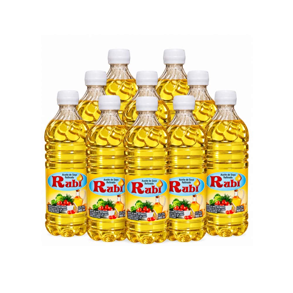 Aceite de soya refinado Rubi (10 x 900 ml) - Miniatura 1