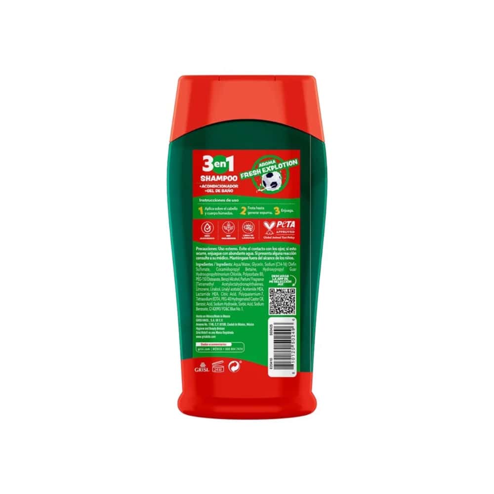 Champú infantil 3 en 1 FIFA 2026 Grisi Kids (300 ml) - Miniatura 2