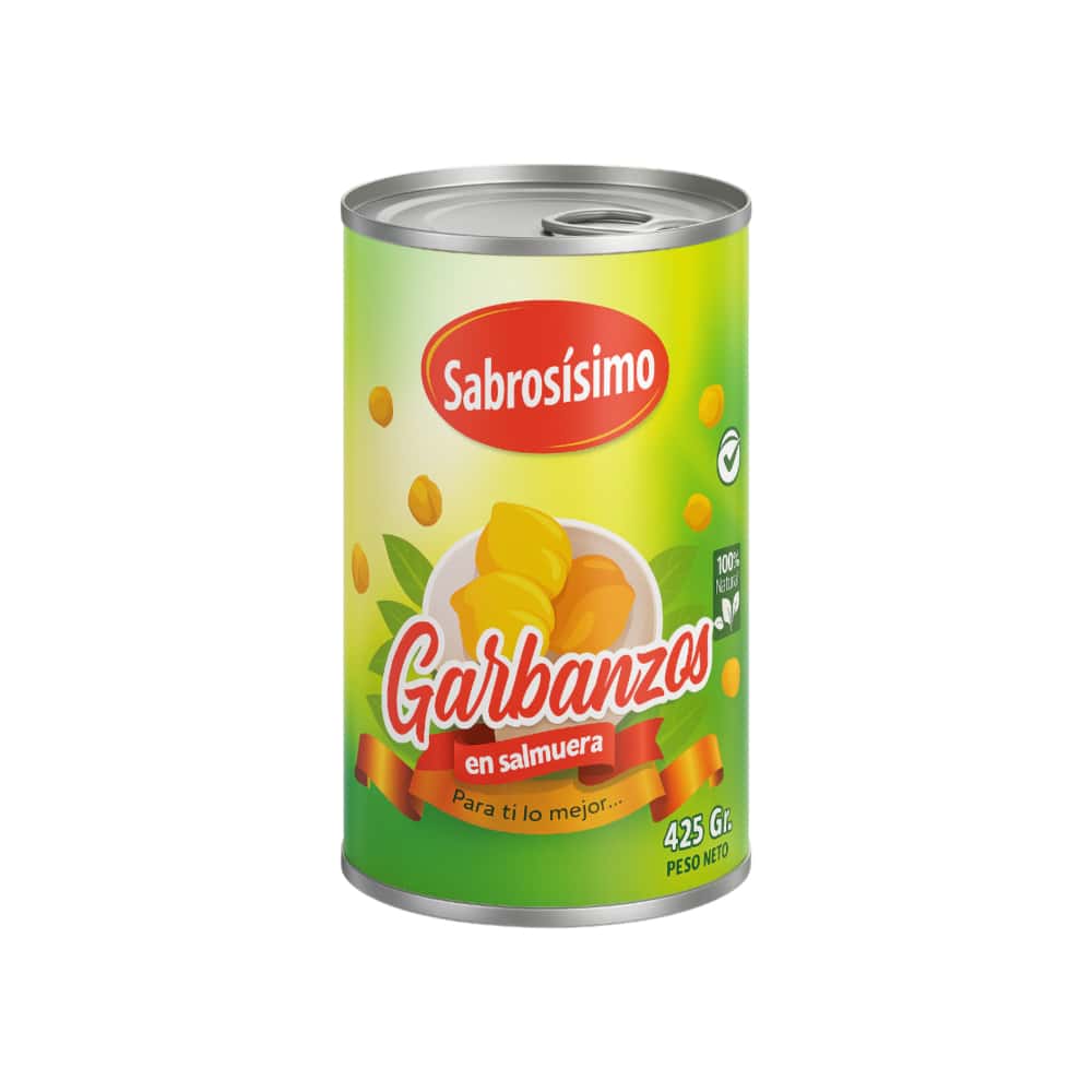 Garbanzos en salmuera Sabrosísimo (425 g / 15 oz) - Miniatura 1