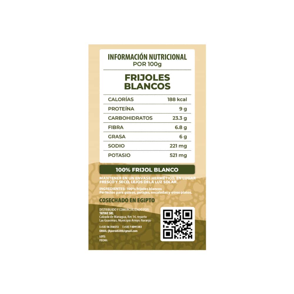 Frijoles blancos Campo Vivo (2 x 500 g / 1.1 lb) - Miniatura 3
