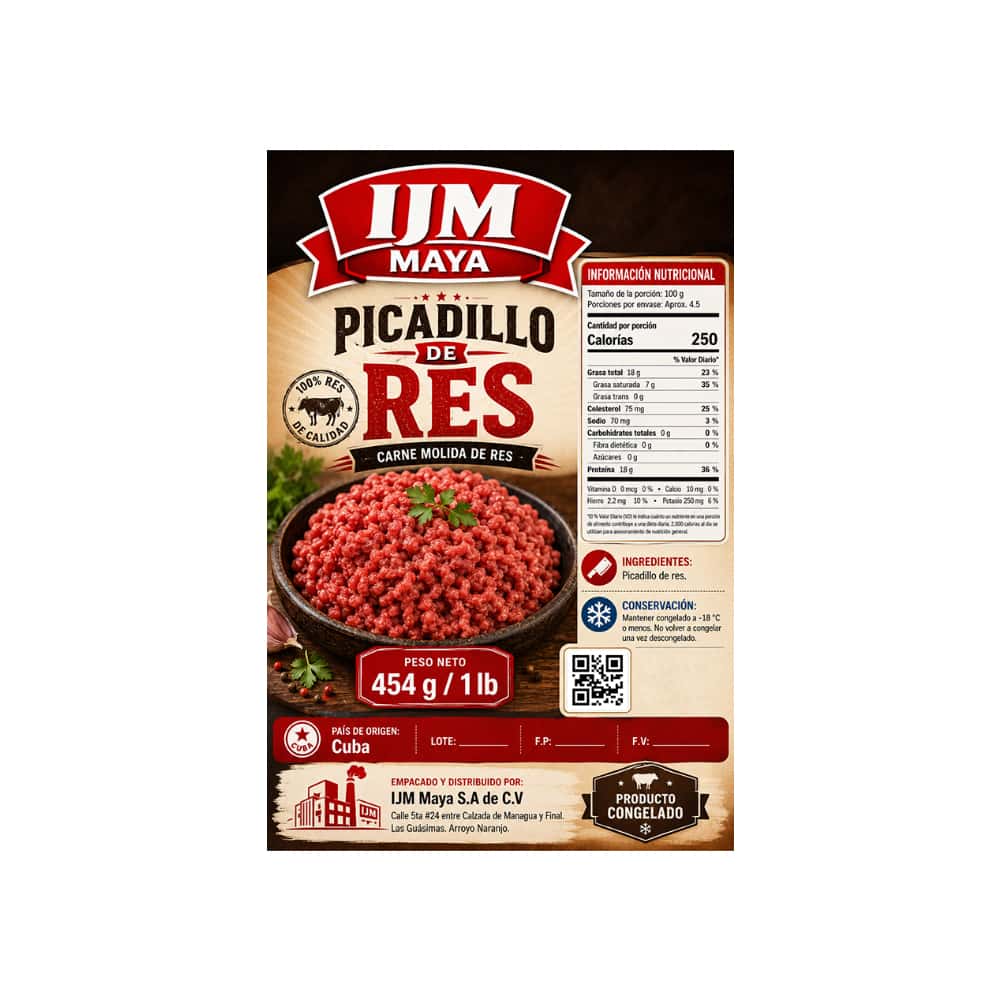 Picadillo de res IJM Maya (454 g / 1 lb) - Miniatura 2