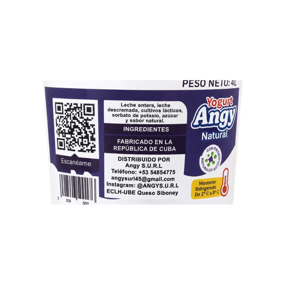 Yogur Natural Angy (4 L) - Miniatura 2