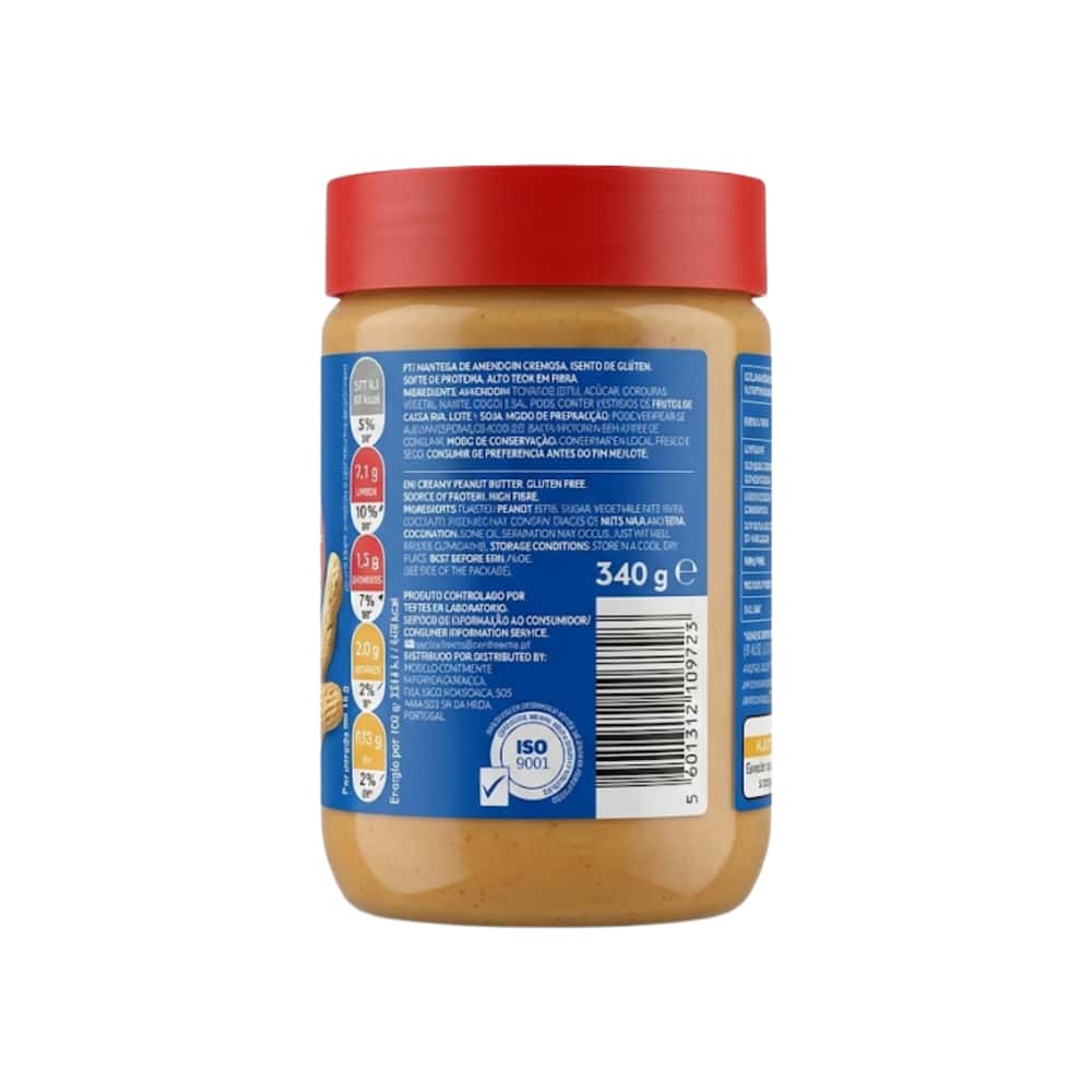 Crema de cacahuete cremosa sin gluten Continente (340 g / 11.99 oz) - Miniatura 2