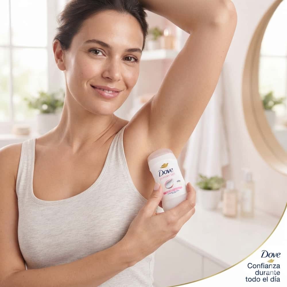 Desodorante antitranspirante en barra Powder Soft Dove (50 ml) - Miniatura 4