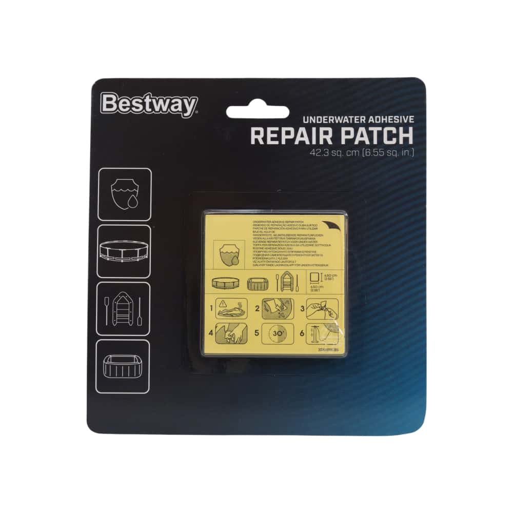 Parches de reparación adhesivos para utilizar bajo el agua en artículos inflables Bestway (10 U) - Miniatura 1