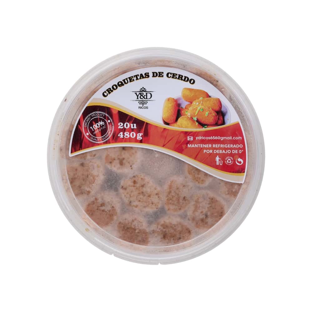Croquetas de cerdo Y&D Ricos (480 g / 1.05 lb) - Miniatura 2