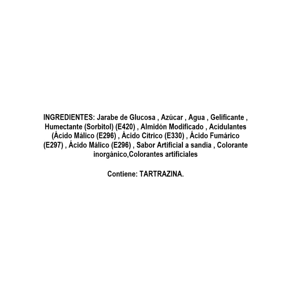 Gomas de gelatina sabor a sandía Play (55 g) - Miniatura 3