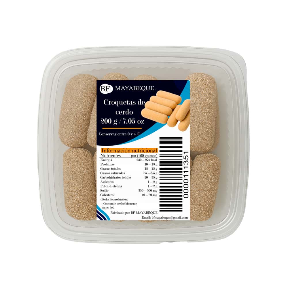 Croquetas de pollo BF Mayabeque (200 g / 7.05 oz) - Miniatura 6