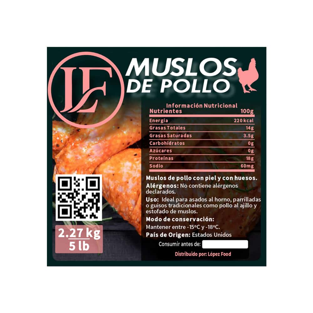 Muslos de pollo LF (2.27 kg / 5 lb) - Miniatura 2
