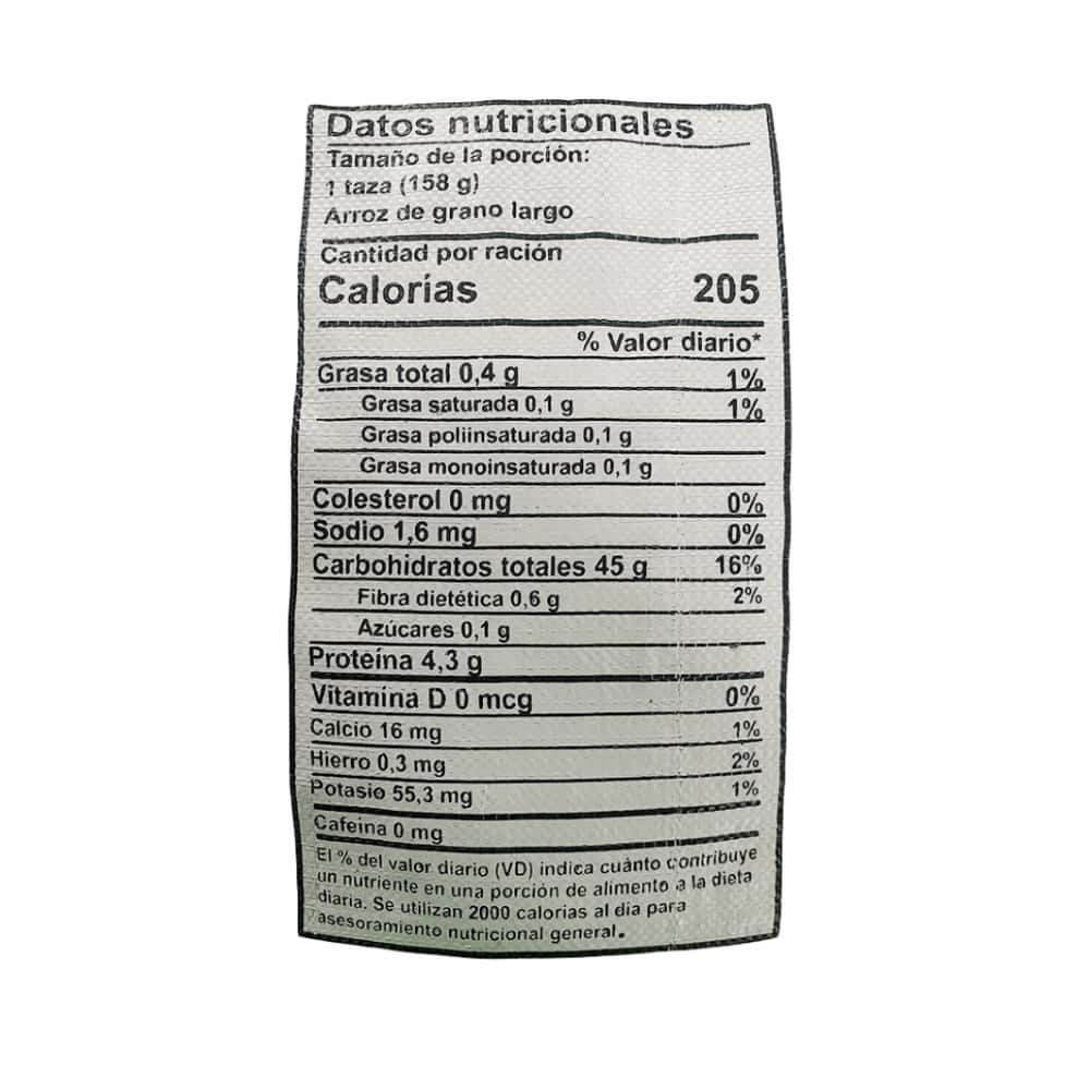 Arroz de grano largo 5% de grano partido Tatine (6 x 25 kg / 55.1 lb) - Miniatura 2