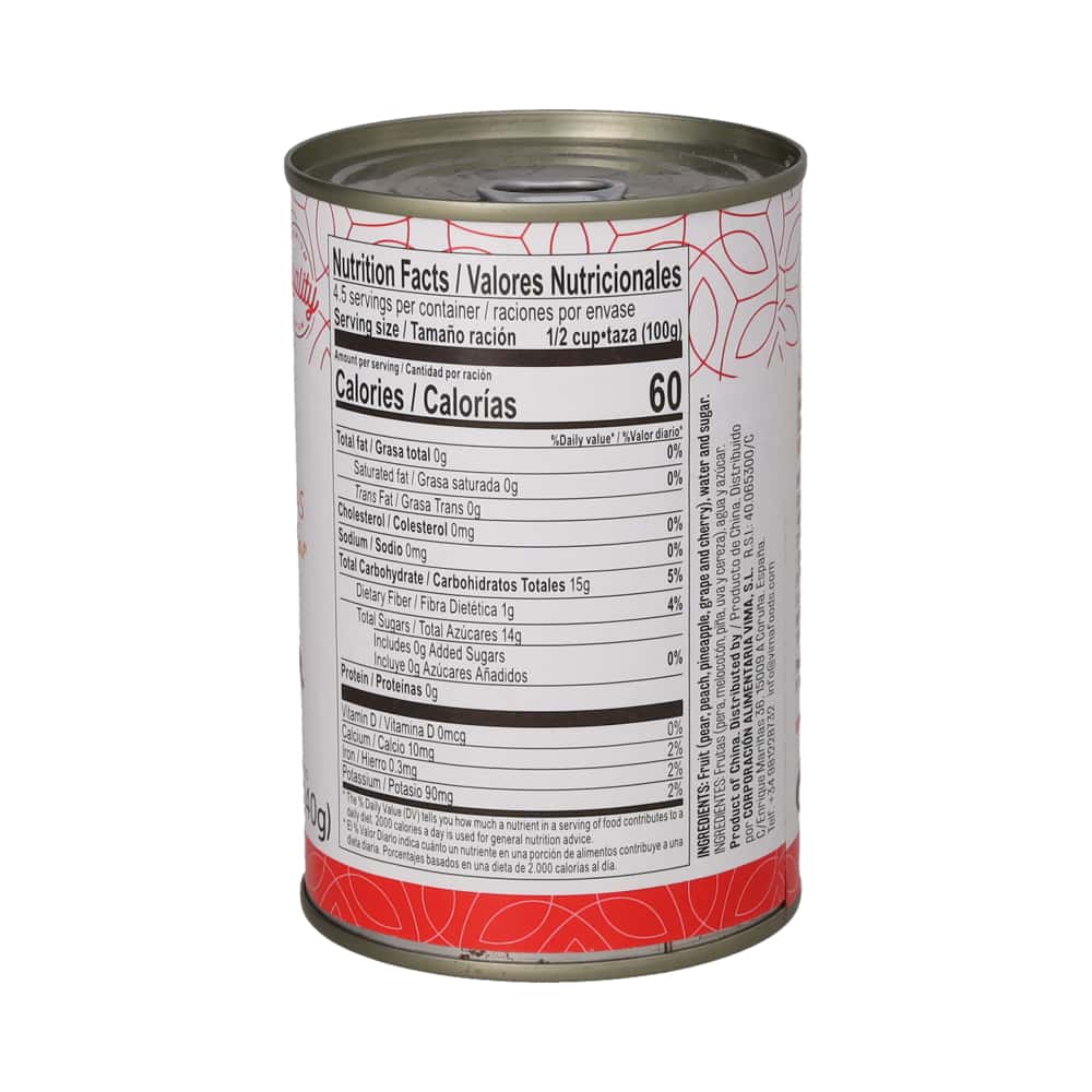 Cóctel de frutas en almíbar Vima Foods (425 g / 15 oz) - Miniatura 3