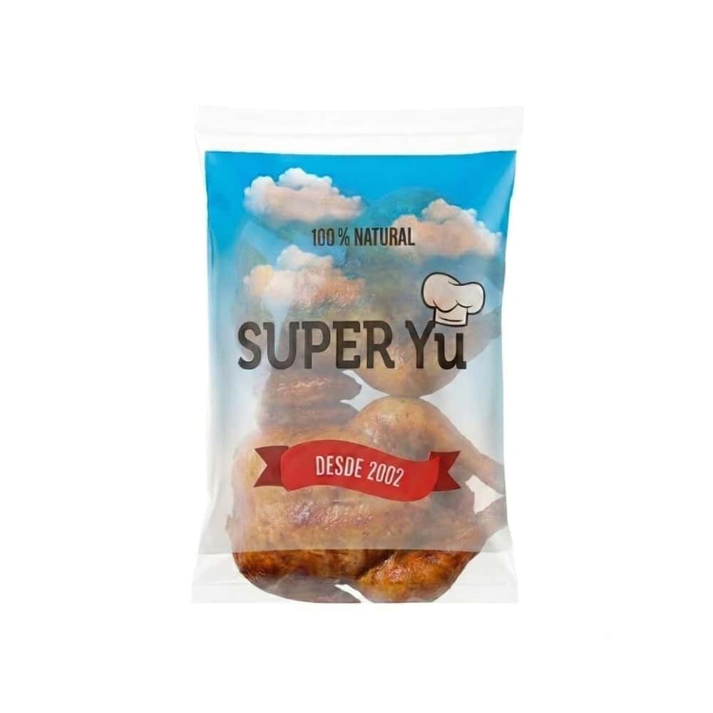 Pollo entero eviscerado sin menudos ahumados Super Yu (1.9 kg / 4.18 lb) - Miniatura 2