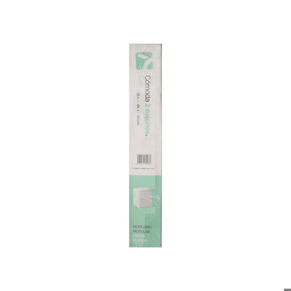 Mesita de 2 cajones color blanco 7H Seven House - Miniatura 3