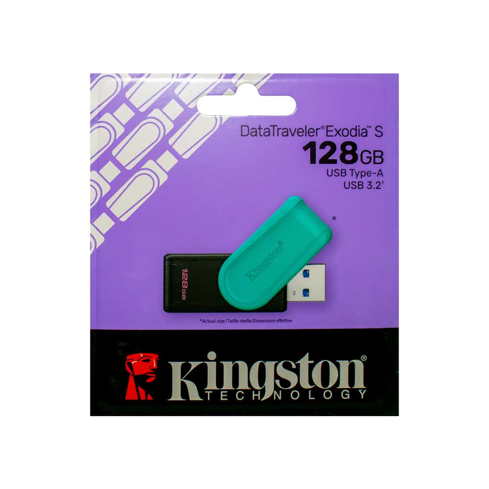 Memoria flash USB 3.2 de 128 GB Kingston Exodia - Miniatura 1