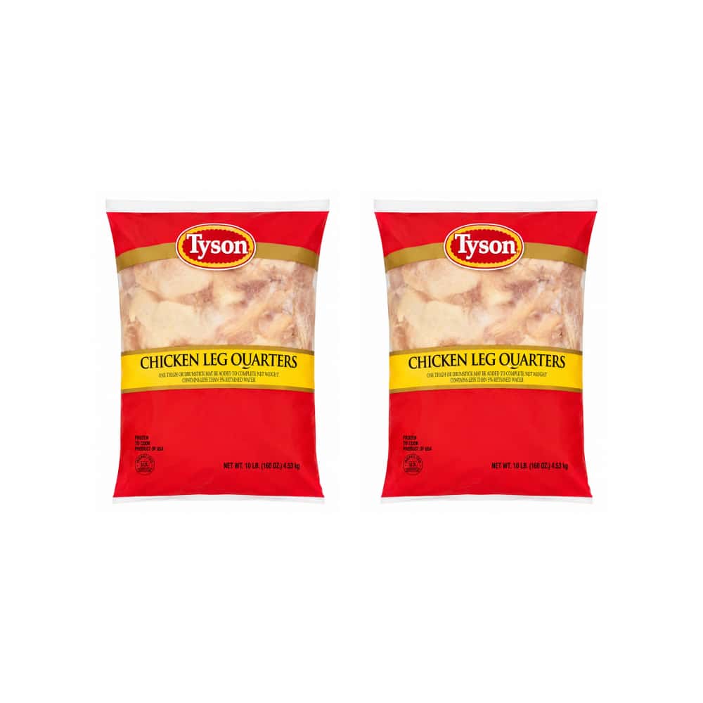 Cuartos traseros de pollo Tyson (2 x 4.53 kg / 10 lb) - Miniatura 1