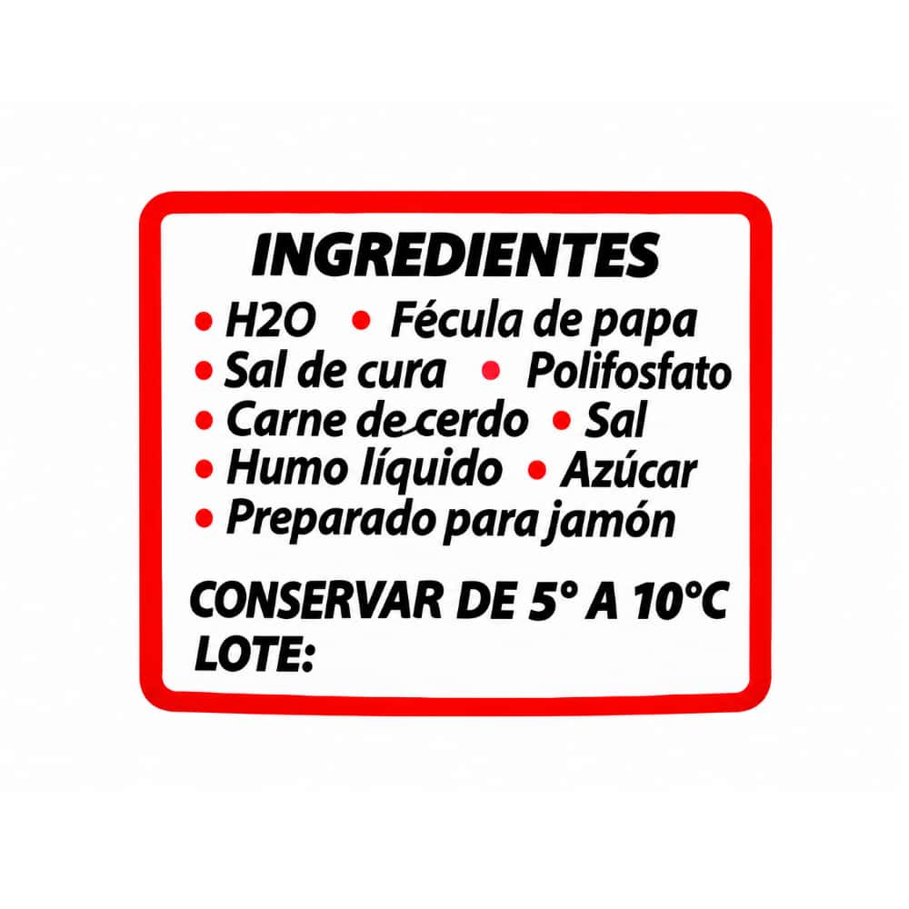 Jamón prensado Delicias Estrella (2.72 kg / 6 lb) - Miniatura 2