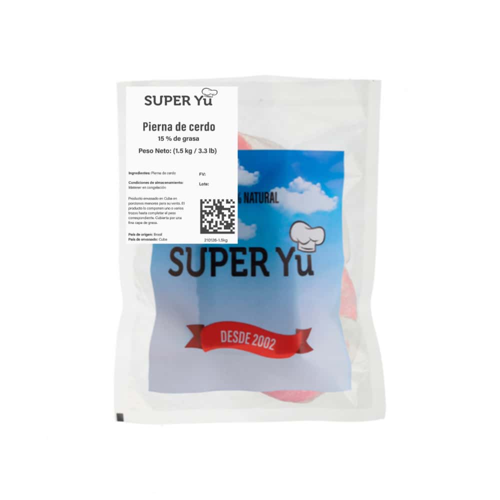 Pierna de cerdo sin piel y sin hueso Super Yu (1.5 kg / 3.3 lb) - Miniatura 4