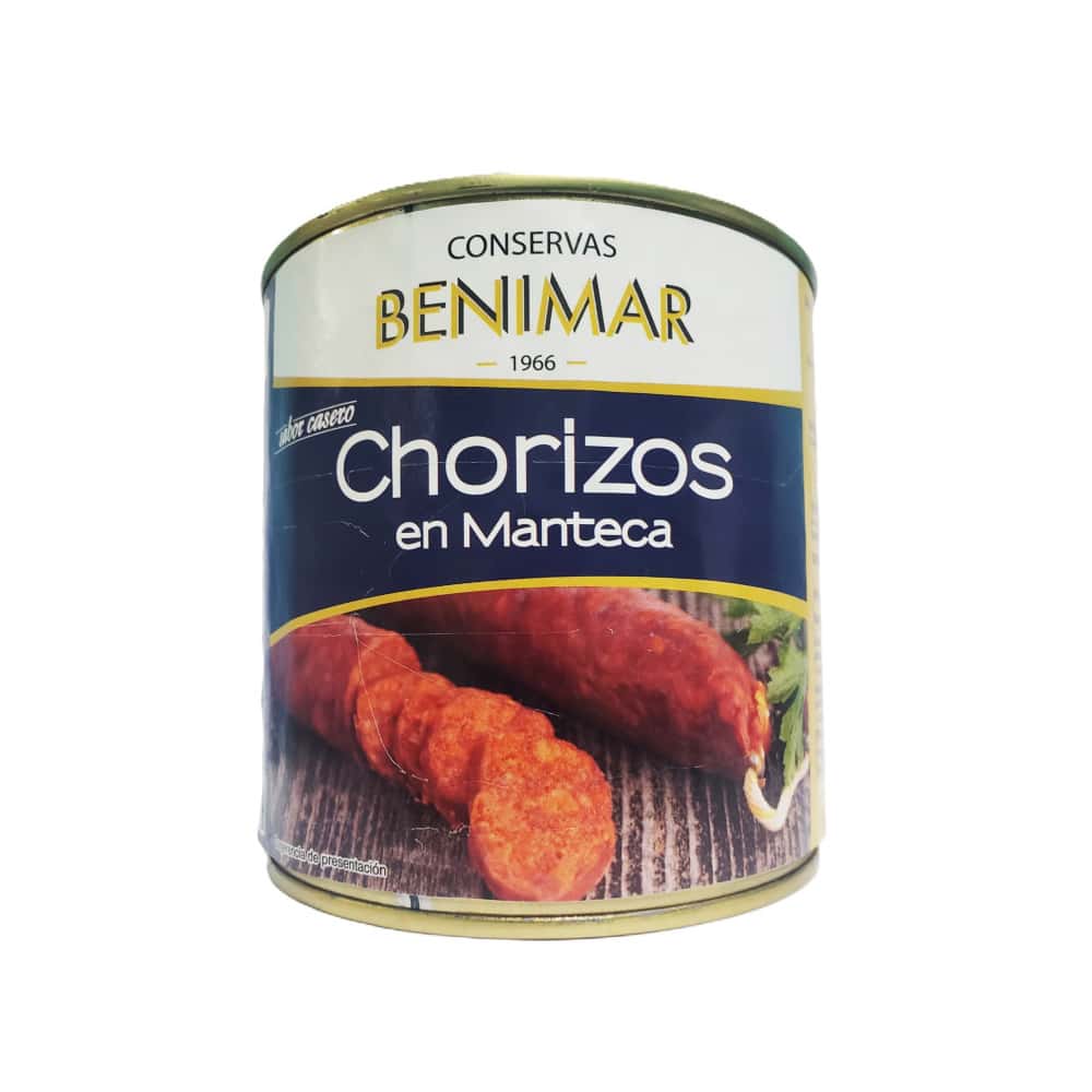 Chorizos en manteca Benimar (640 g / 1.43 lb) - Miniatura 1