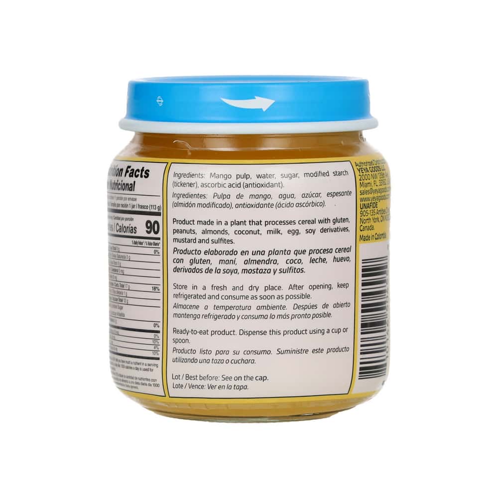 Compota de mango YEYA (113 g / 4 oz) - Miniatura 3