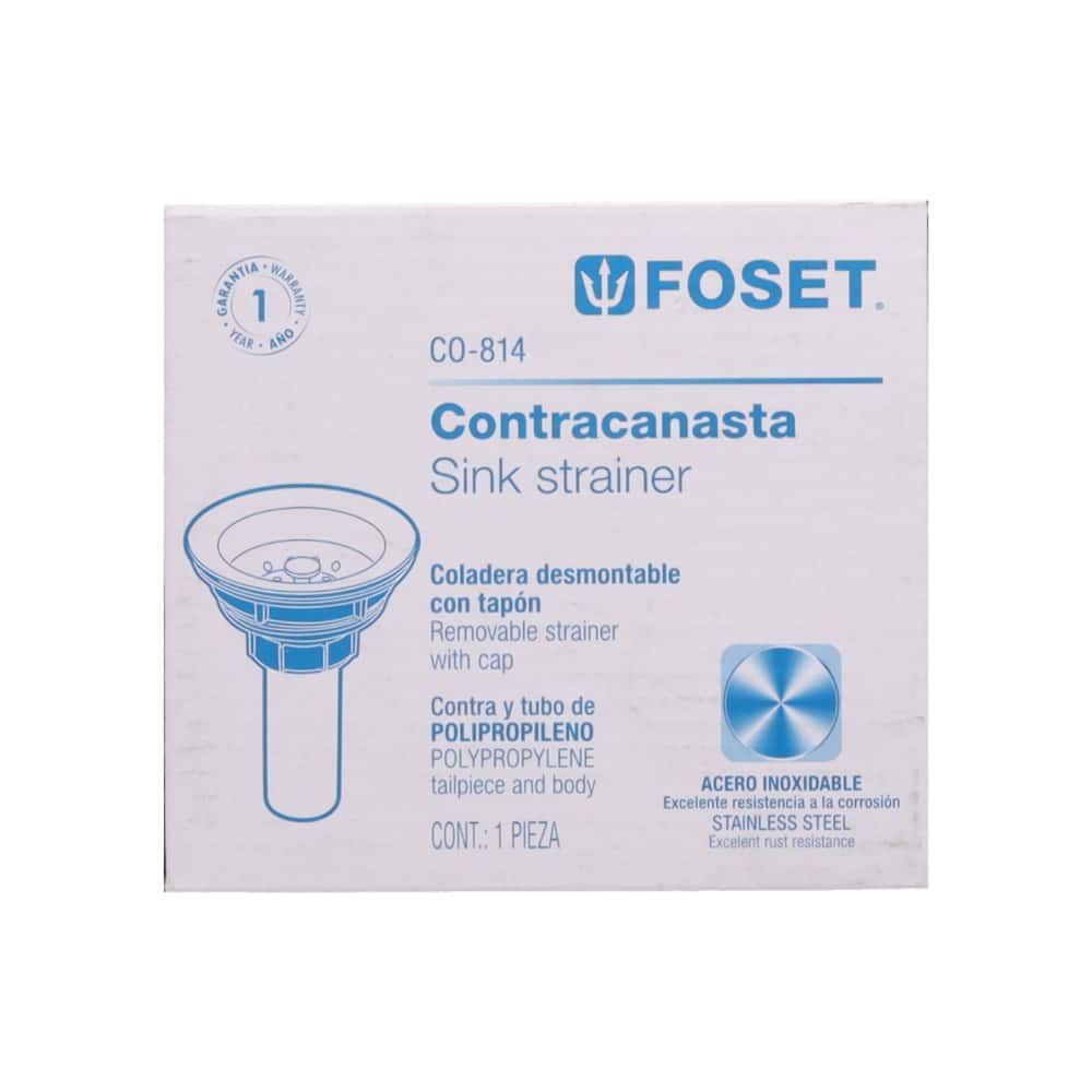 Válvula de fregadero 4" Foset - Miniatura 3