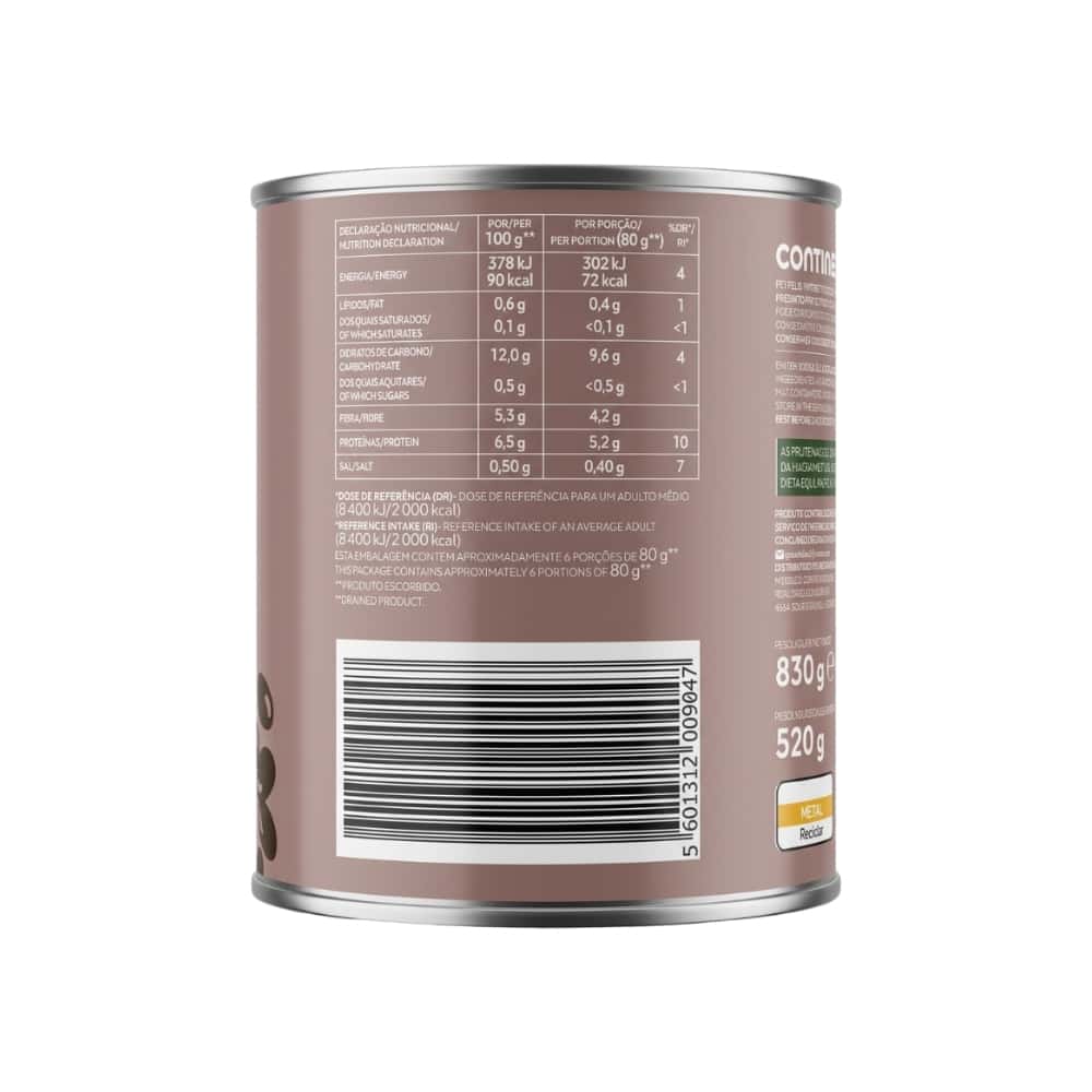 Frijoles negros cocidos Continente (820 g / 1.81 lb) - Miniatura 2