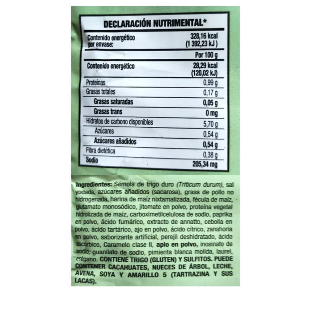Sopa de pasta letras Great Value (95 g / 3.35 oz) - Miniatura 4