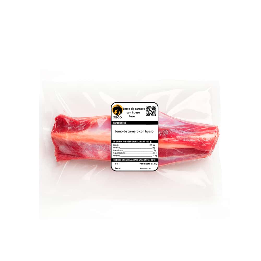 Lomo de carnero con hueso Peco (1.5 kg / 3.3 lb) - Miniatura 2