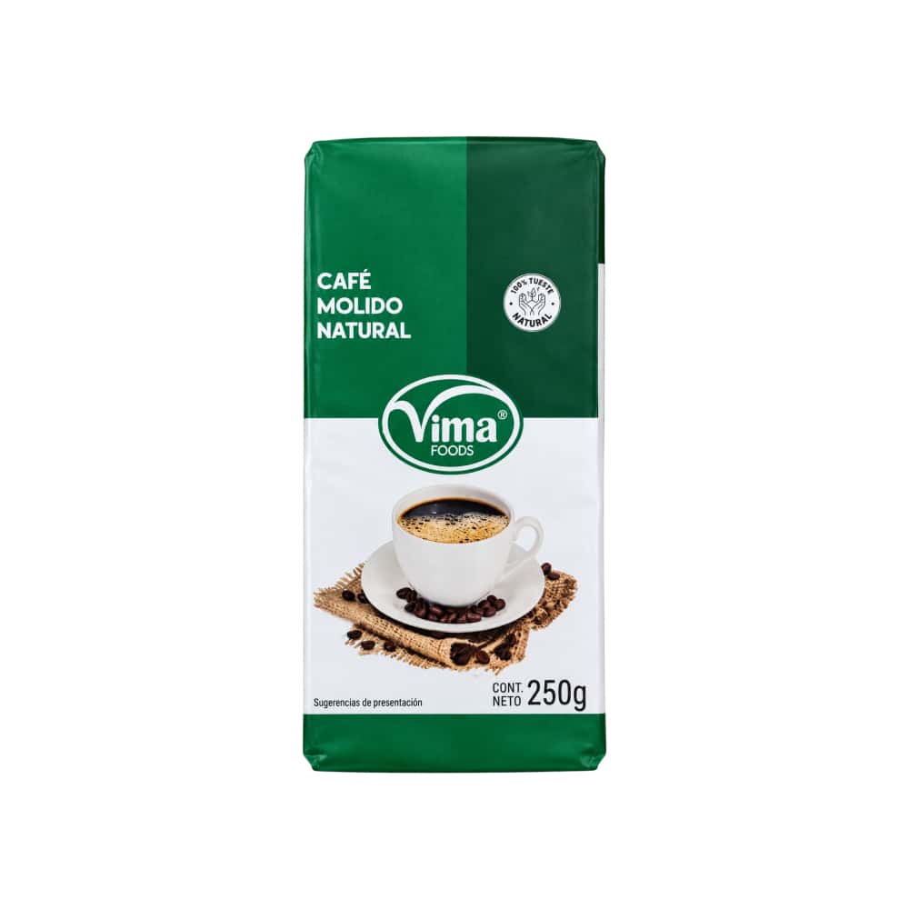 Café molido natural Vima Foods (250 g / 8.81 oz) - Miniatura 1