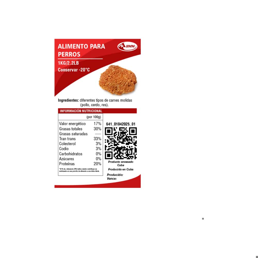 Alimento para perros Jimm (1 kg / 2.2 lb) - Miniatura 4