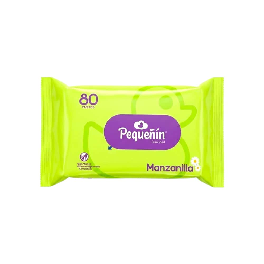 Toallitas húmedas de manzanilla Pequeñín (80 U) - Miniatura 1