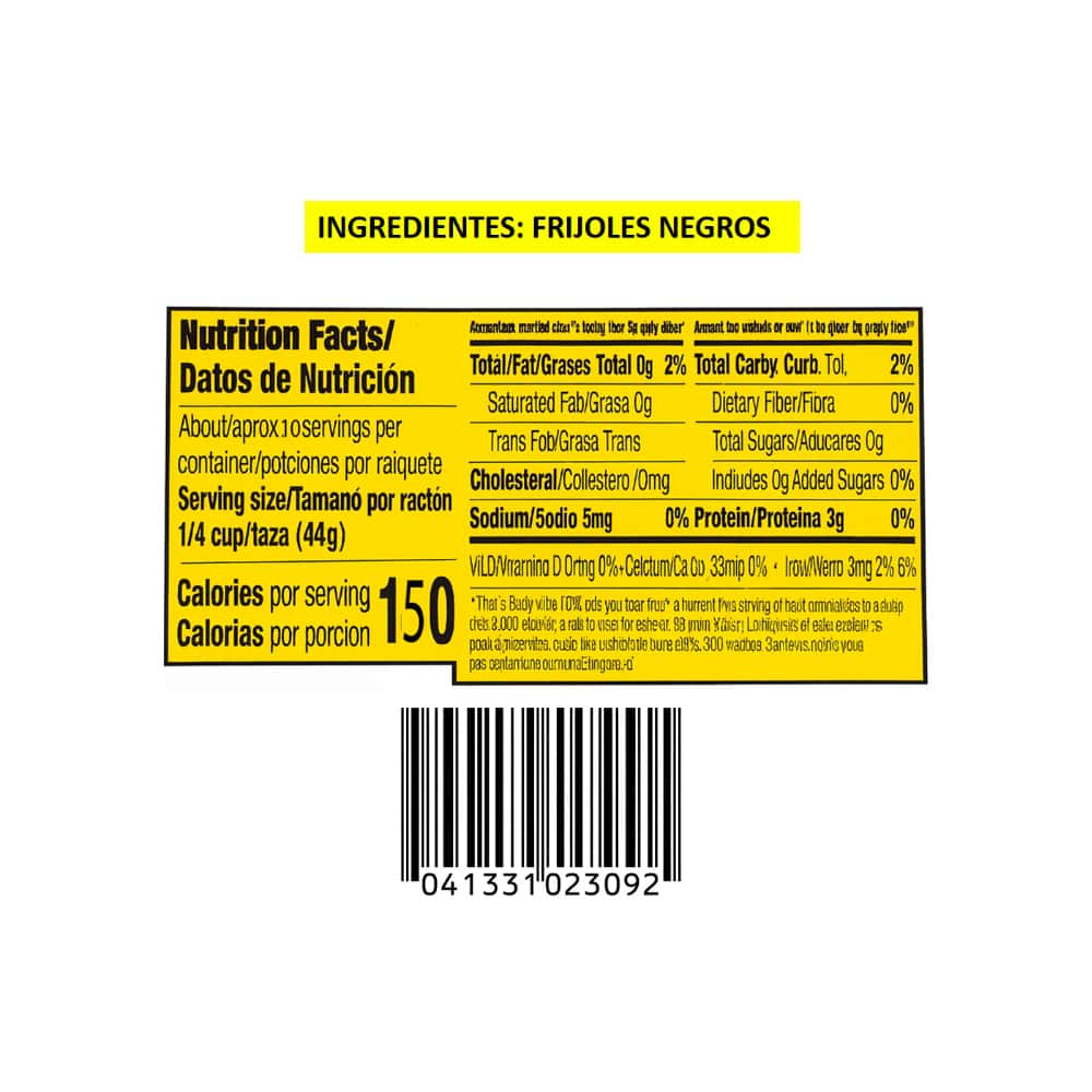 Frijoles negros Goya (397 g / 14 oz) - Miniatura 2