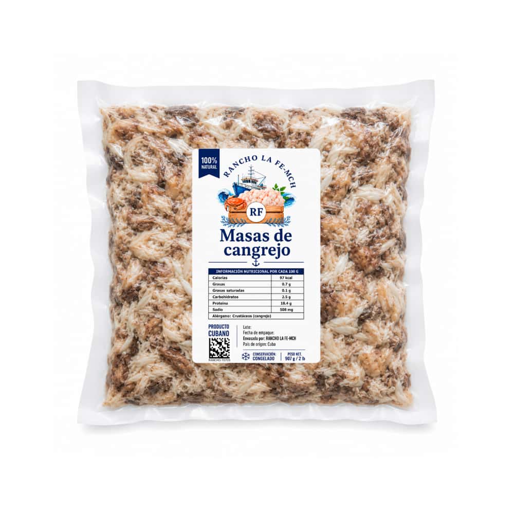 Masas de cangrejo Rancho la Fe-MCH (454 g / 1 lb) - Miniatura 1