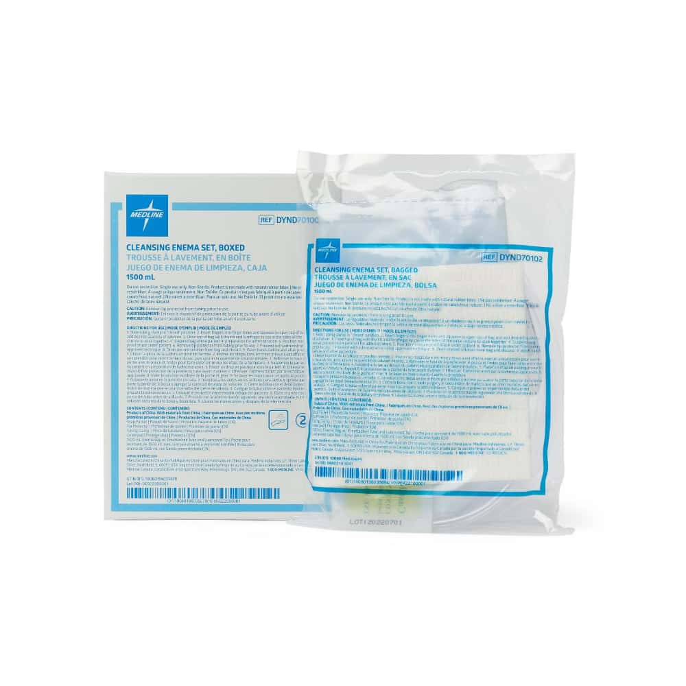 Juego de enema de limpieza Medline (1500 ml) - Miniatura 2