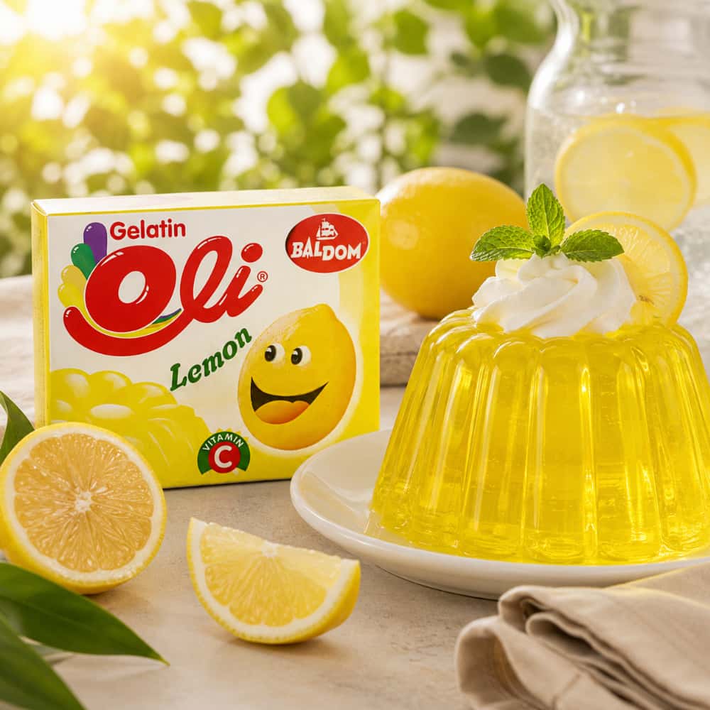 Gelatina sabor limón Oli (85 g / 3 oz) - Miniatura 3