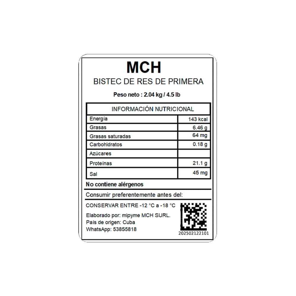 Bistec de res de primera MCH (2.04 kg / 4.5 lb) - Miniatura 3