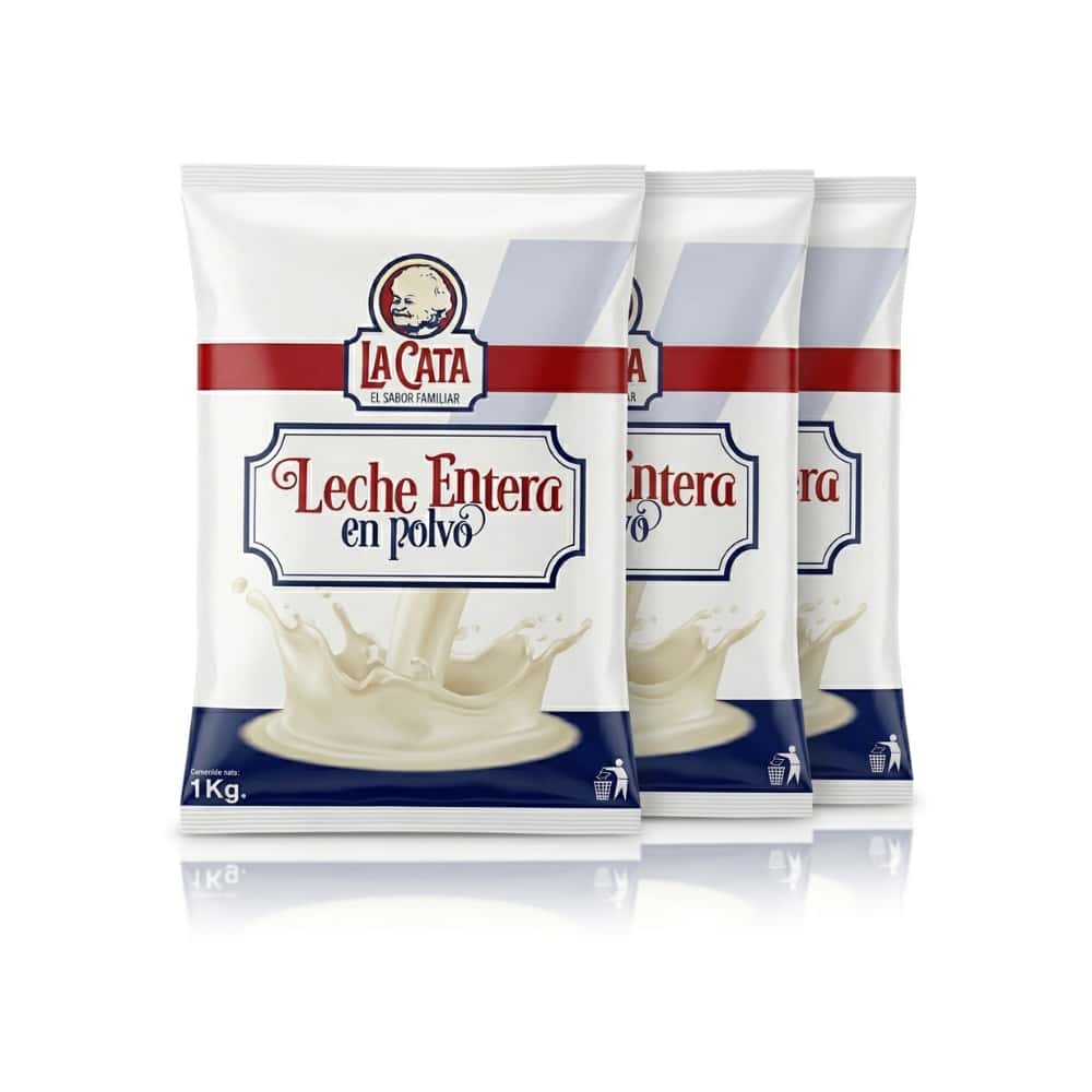Leche en polvo entera La Cata (3 x 1 kg / 2.20 lb) - Miniatura 1