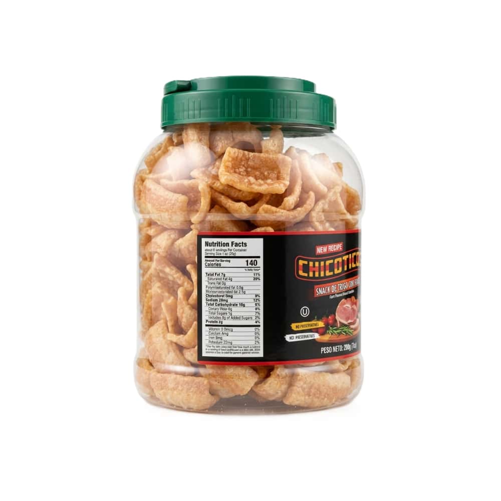 Chicoticos Snack de trigo crujiente sabor a jamón Nezka (170 g / 6 oz) - Miniatura 3