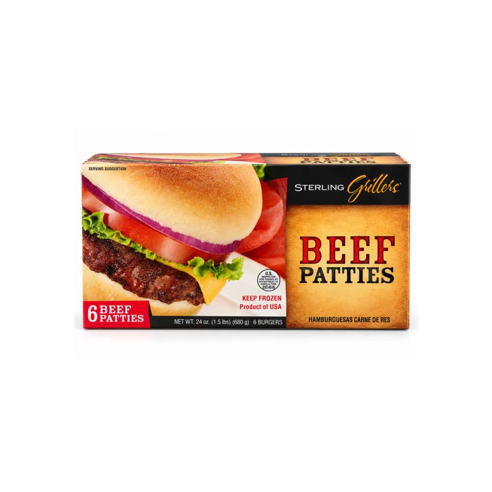 Hamburguesas de res Sterling Grillers (680 g / 24 oz) - Miniatura 1