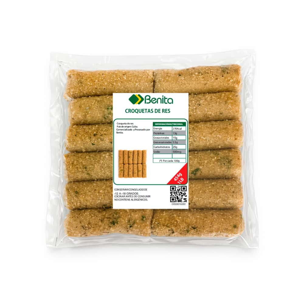 Croquetas de res Benita (454 g / 1 lb) - Miniatura 1