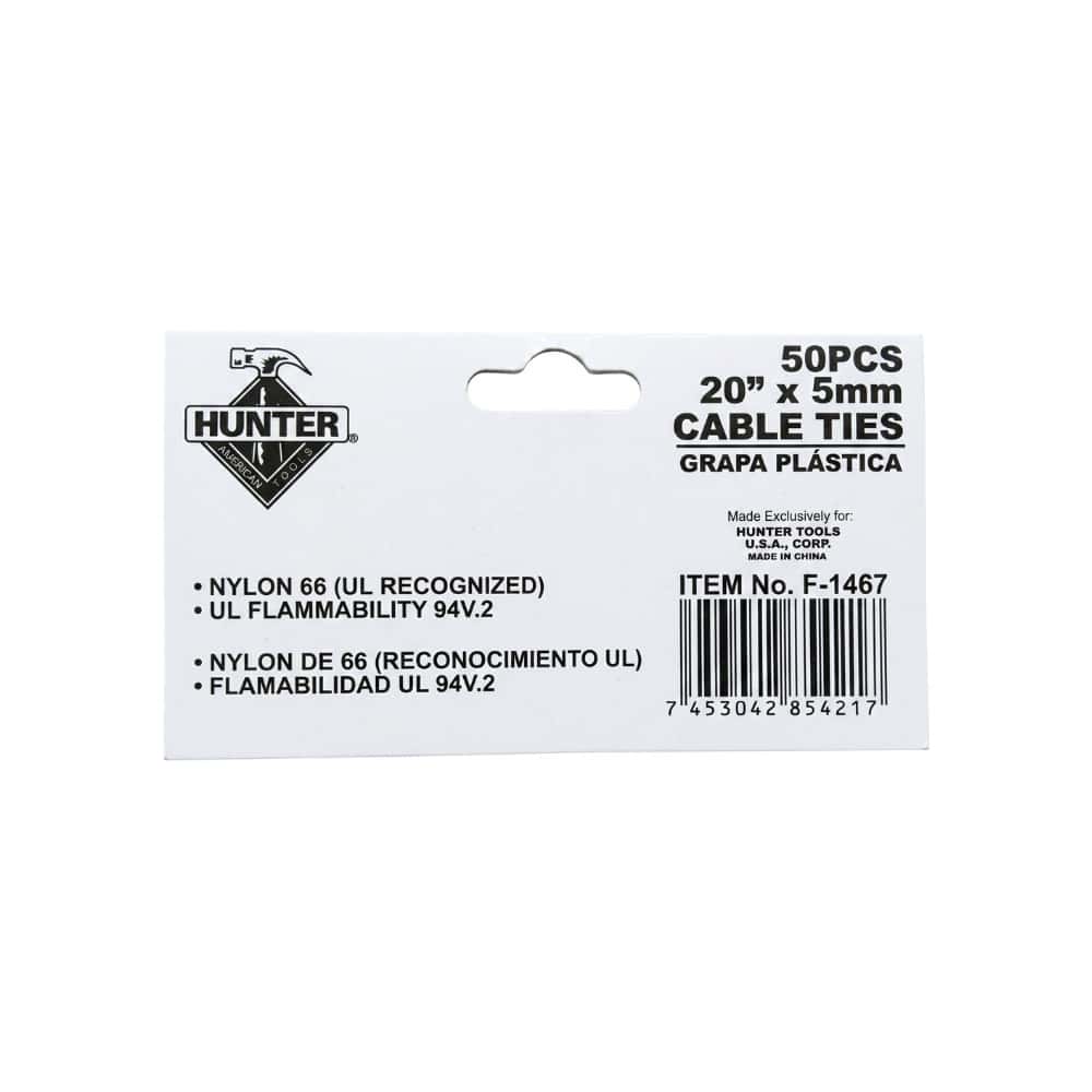 Paquete de bridas 508 x 5 mm HUNTER (50 U) - Miniatura 3