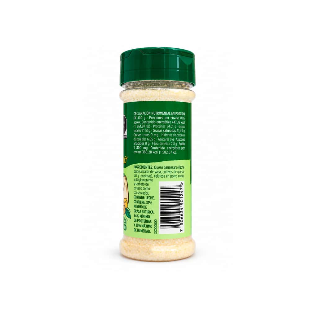 Queso parmesano molido Valley Foods (85 g / 3 oz) - Miniatura 2