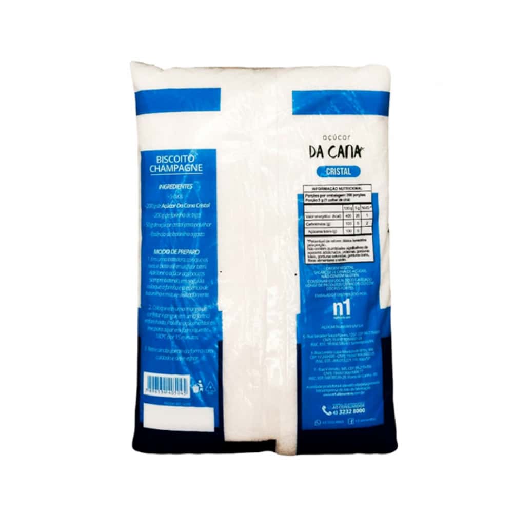 Azúcar blanca de caña cristal N1 (1 kg / 2.2 lb) - Miniatura 2