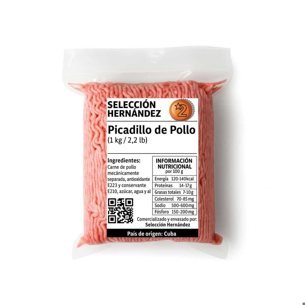 Picadillo de pollo Selección Hernández (1 kg / 2.2 lb) - Miniatura 1